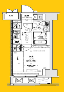 【間取り】 | 新横浜1丁目マンション