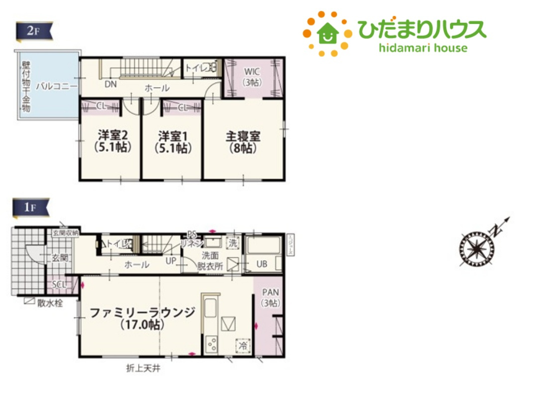 行田市佐間　第3期　新築一戸建て　ワイウッドコート　03の間取り