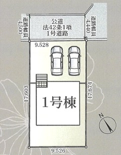 【区画図】 | クレイドルガーデン富田林市東板持町第２ | 区画図