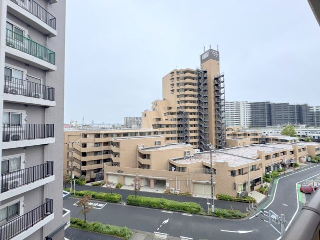 ビューネ梅島駅前の展望|バルコニー眺望