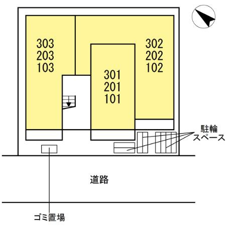 セレスティア東瑞江の区画図