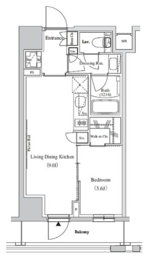 ザ・パークハビオ蕨の間取り