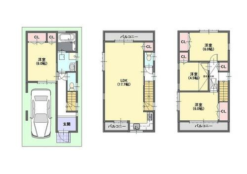 昭栄町　中古一戸建ての間取り|間取り図はいかがですか？ご希望を叶える間取りですか？リビングの広さは？水回りの位置は？カウンターキッチン？など色々な情報が集約されています。弊社ではリフォームなどのご相談も承っております。
