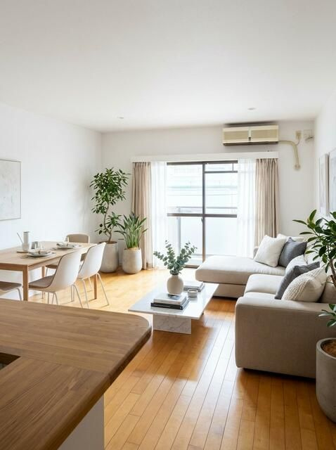 三鷹市牟礼４丁目の中古マンションの居間・リビング