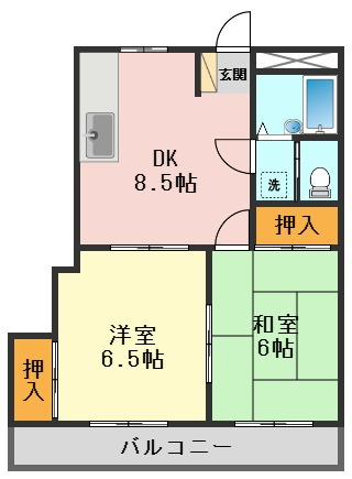 ハイネス瑞江の間取り