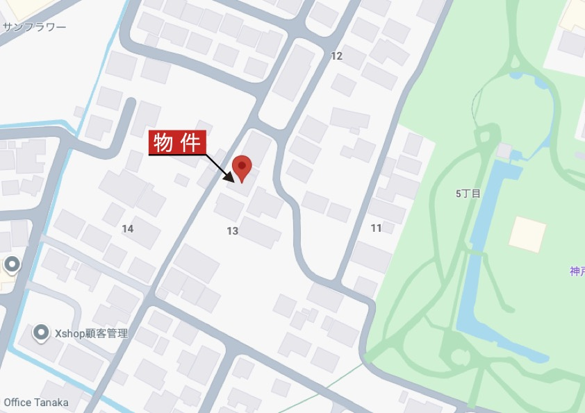 鈴鹿市神戸5丁目の地図|詳細Map