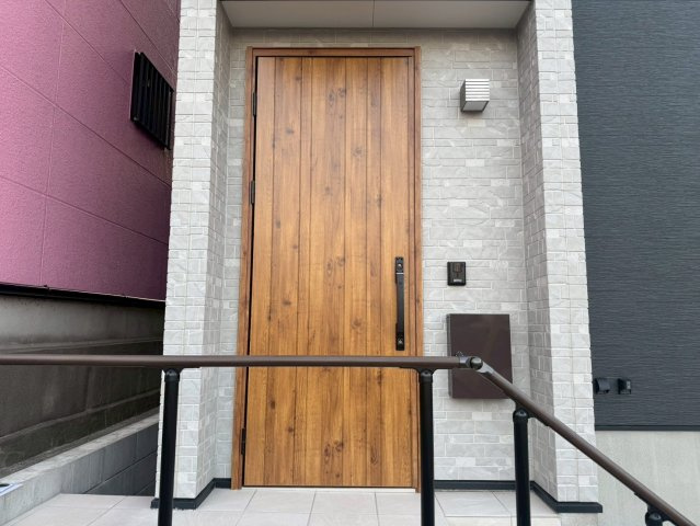 上福岡　新築一戸建ての玄関|毎日通る玄関はこちらです