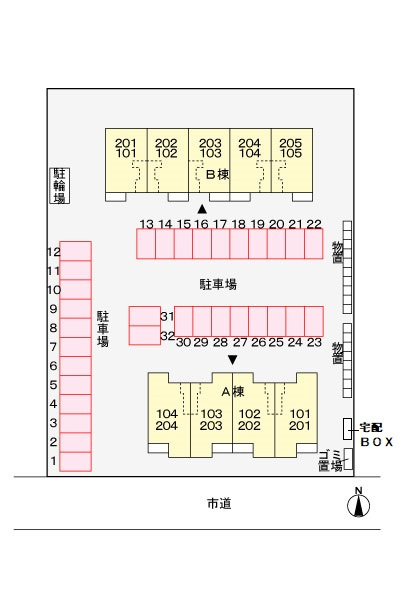 ソルディアス　Ａの区画図