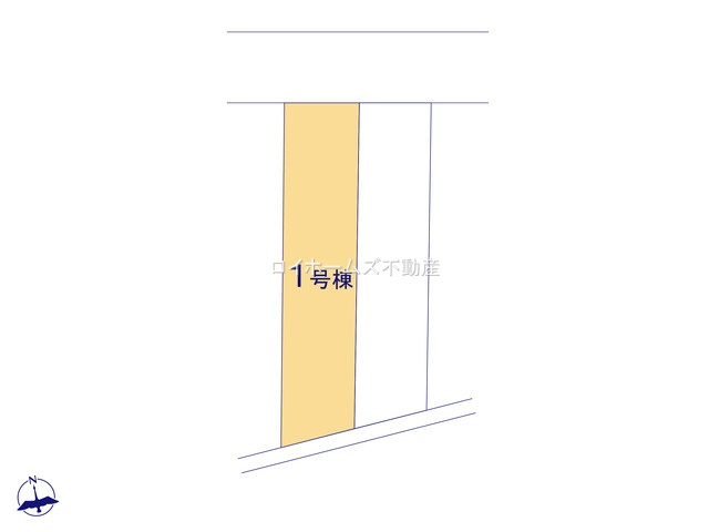【区画図】 | 小牧市小牧２丁目104『仲介料無料』新築戸建て | 1号棟