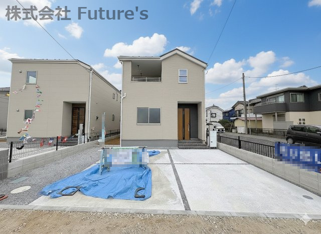 三郷市彦糸1丁目　新築戸建　全5棟　1号棟の外観|「吉川」駅バス8分「新三郷」駅バス10分『彦糸一丁目南』停歩2分