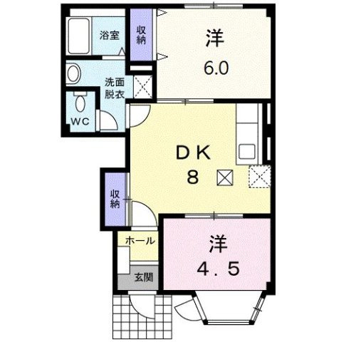 【間取り】 | プレミール・メゾン沖代Ⅰ