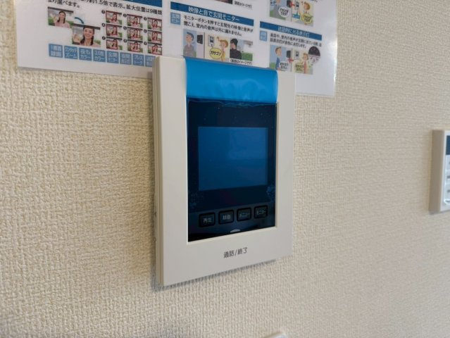 川越市寺尾第4期　新築一戸建て　1号棟の防犯設備|モニター付きインターホン