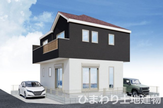 【外観】 | 大和市上和田  1号棟 3期 | イメージパース（完成時に現況と異なる場合は現況優先となります）