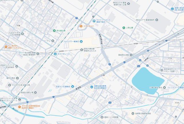 ★29(土)30(日)現地見学可能！★栗東市上鈎　全4邸の地図