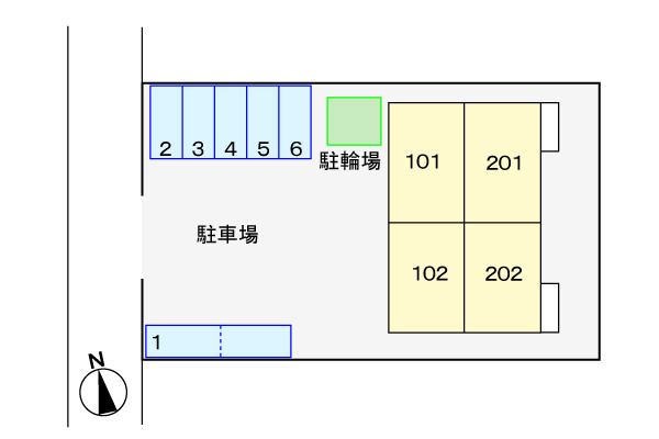 グレイスフル　ガーデンの区画図