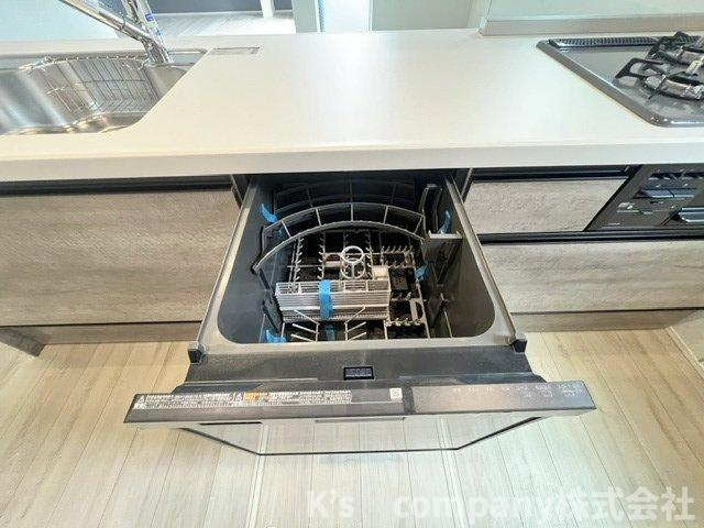◎高座郡寒川町一之宮9丁目　新築戸建のキッチン|家事の負担を軽減してくれる食器洗い乾燥機付き☆
