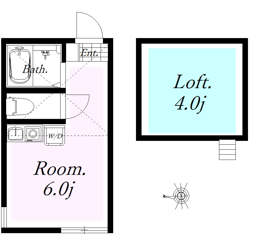 ユナイト和田町ラファイエットの間取り