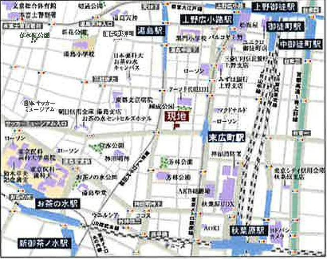 アーバンプレミア秋葉原の地図