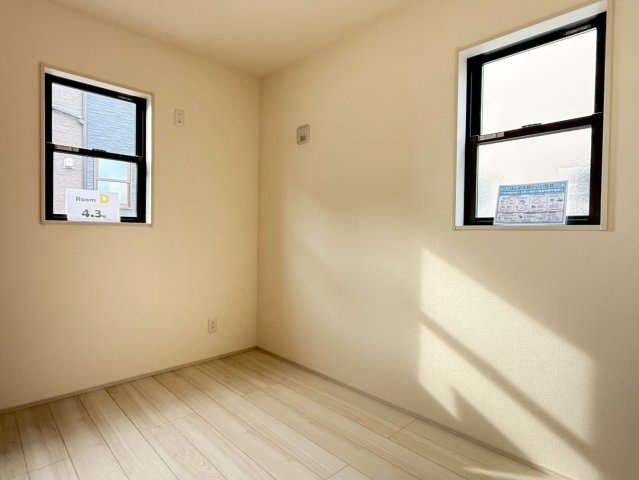 川越市寺尾第4期　新築一戸建て　3号棟の洋室|きれいな洋室です