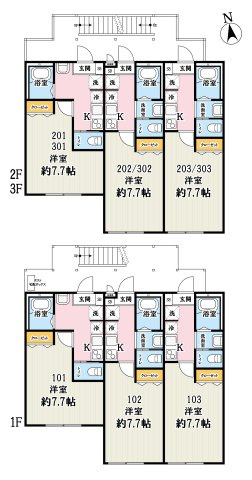 （仮称）キャメル稲毛2の間取り