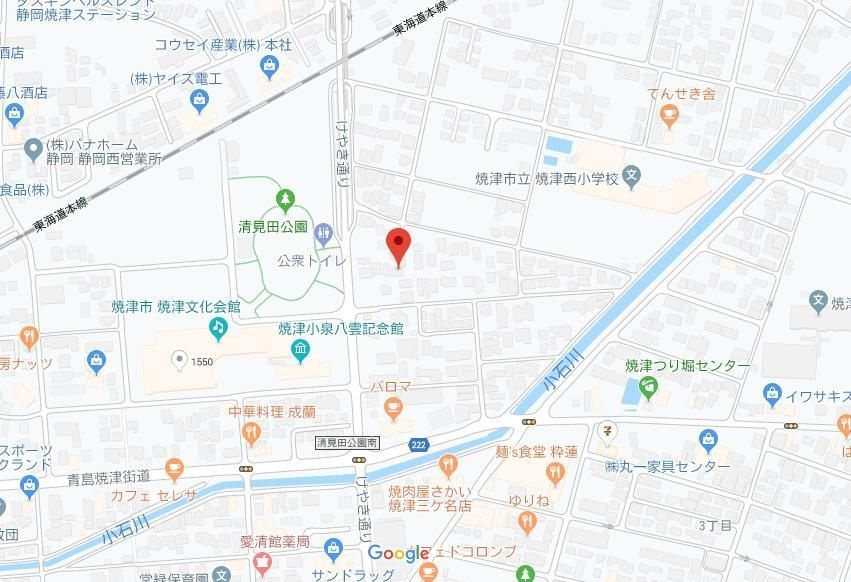 タウニィ多々良の地図