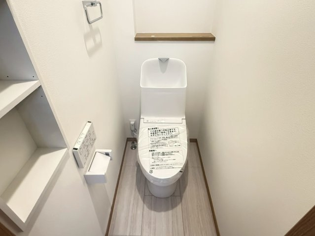 川越市大字寺尾　新築一戸建て　1号棟のトイレ|コンパクトで使いやすいトイレです