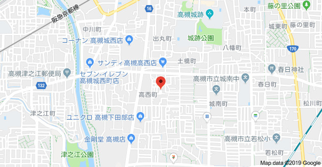 レジデンシャルPROS１の地図