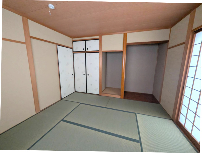 堺市東区北野田（駅より１５分）の和室|明るい和室です