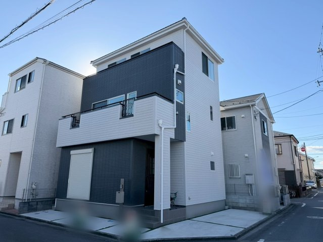 川越市氷川町　新築一戸建て　A号棟の外観|おしゃれな外観です