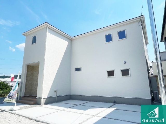 栗東市上鈎　第4期　新築一戸建ての外観|お客様に長く安心して住んでいだだける事にこだわった家づくり！住んでからのアフターサービスにもしっかりと取り組んでいます！