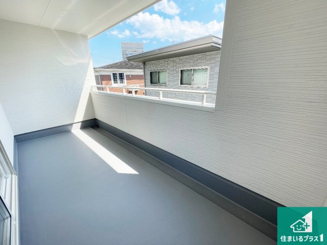 栗東市上鈎　第4期　新築一戸建てのバルコニー|日当たりのよいバルコニー！お部屋が開放的に！