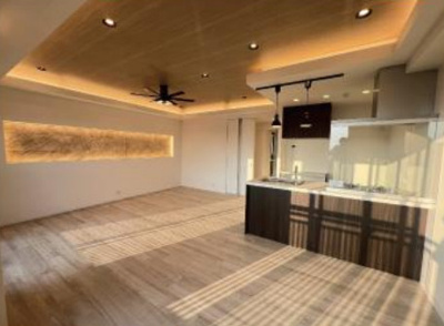 【居間・リビング】 | 所沢スカイライズタワー | ●令和７年７月リフォーム済　●様々なインテリアを楽しめるお洒落な内装