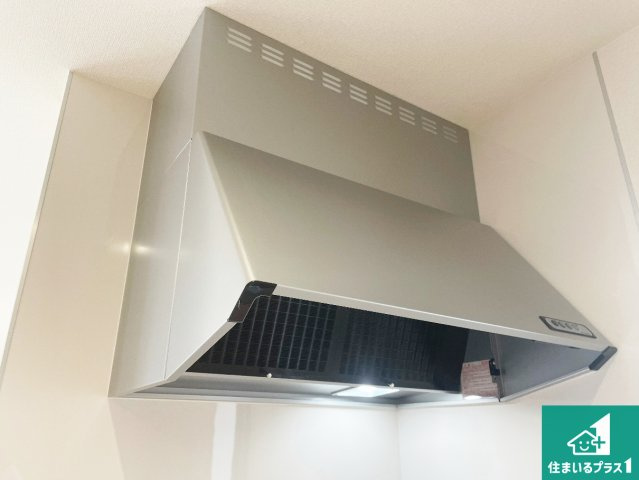 栗東市上鈎　第4期　新築一戸建ての設備|汚れにくいスロットフィルタでお手入れラクラク！ＬＥＤ照明付き！