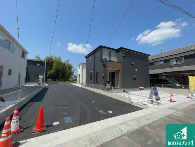 栗東市上鈎　第4期　新築一戸建ての外観|安心の10年保証！外観を美しく保ち、雨水で汚れを落とします！気になることがありましたら、お気軽にお問い合わせください！