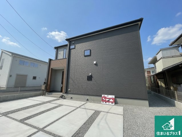 栗東市上鈎　第4期　新築一戸建ての外観|お客様に長く安心して住んでいだだける事にこだわった家づくり！住んでからのアフターサービスにもしっかりと取り組んでいます！