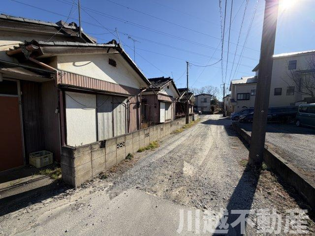 川越市大字今福　87坪超　売地の前面道路含む現地写真|ハウスメーカーご紹介可能です
