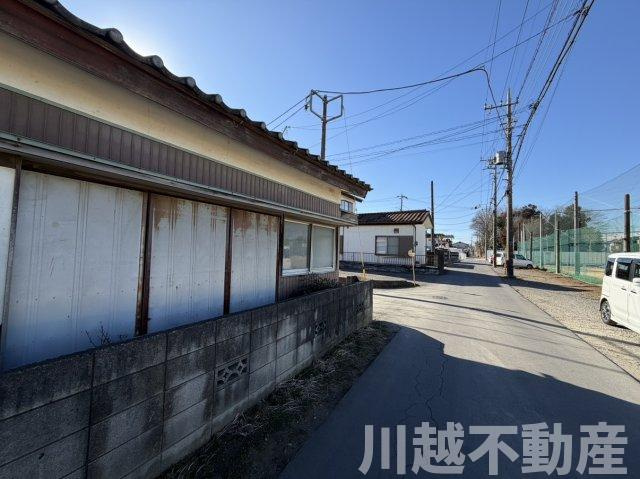川越市大字今福　87坪超　売地の前面道路含む現地写真|面倒な住宅ローン手続き代行します