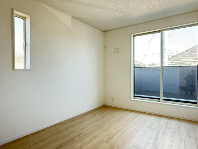 川越市的場第38　新築一戸建て　1号棟の寝室|使い勝手のいい寝室です
