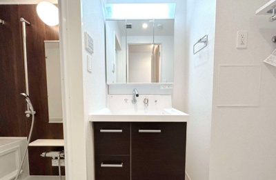 【洗面所】 | クレヴァンス両国SOUTH | 洗面所です