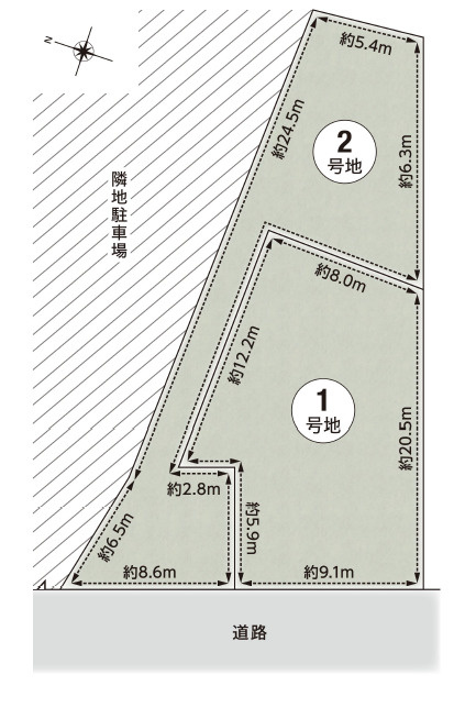箕面市粟生新家５丁目　土地
