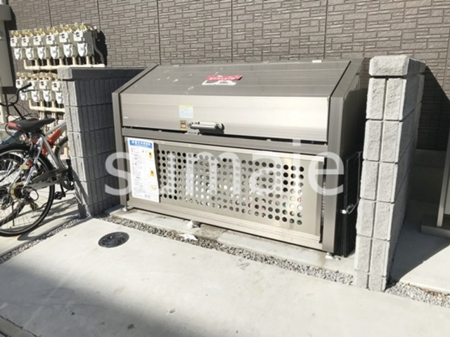 ハーヴェストWESTのその他共用部分|敷地内ゴミ置き場。