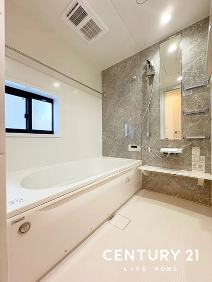 【浴室】 | JR南武線「矢野口」新築分譲 | コンパクトで使いやすいお風呂です