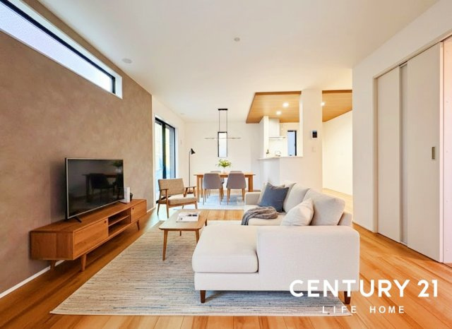 【居間・リビング】 | ゆったりとした居間です(家具CGイメージ)