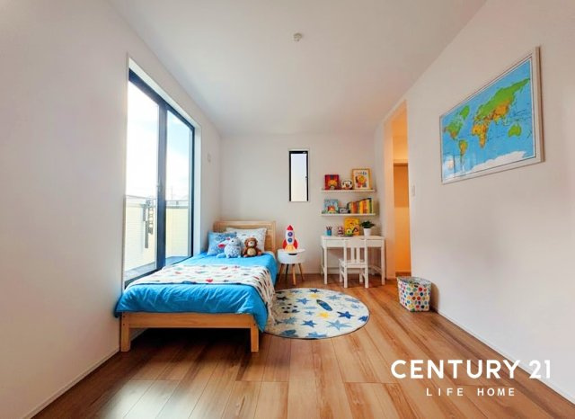 【子供部屋】 | JR南武線「矢野口」新築分譲 | ゆったりした子供部屋です(家具CGイメージ)