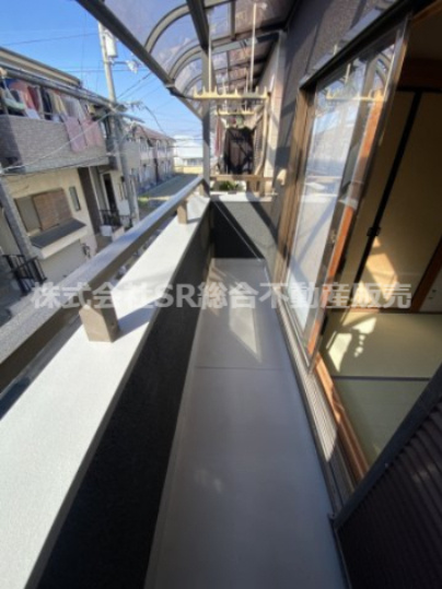 東鴻池町5丁目中古戸建のバルコニー|陽当たり良好で洗濯物が乾きやすいです！