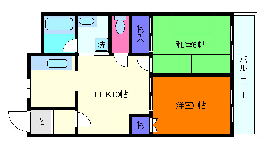 ヴィンテージ御影の間取り