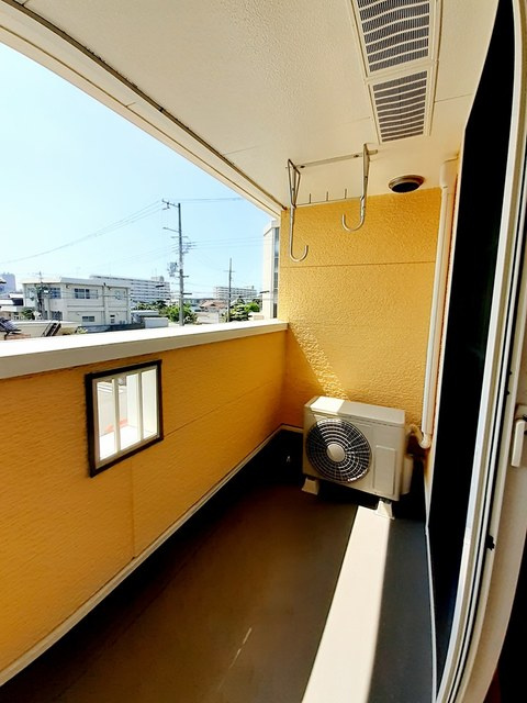 ノートルハウスⅠのバルコニー