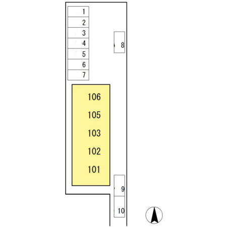 ローズコート．コモの区画図