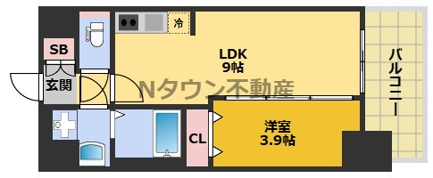 【間取り】 | アドバンス名古屋アウリィ | 間取りです