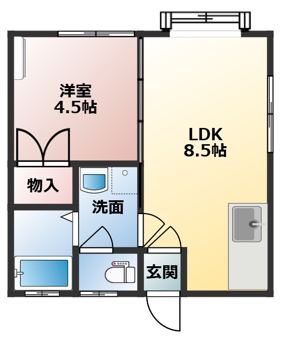三沢市新町３丁目のアパート